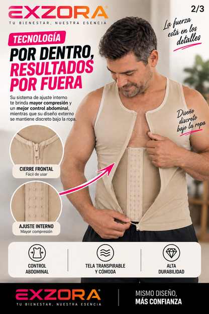 CHALECO FAJA MOLDEADORA HOMBRE Dropi cup